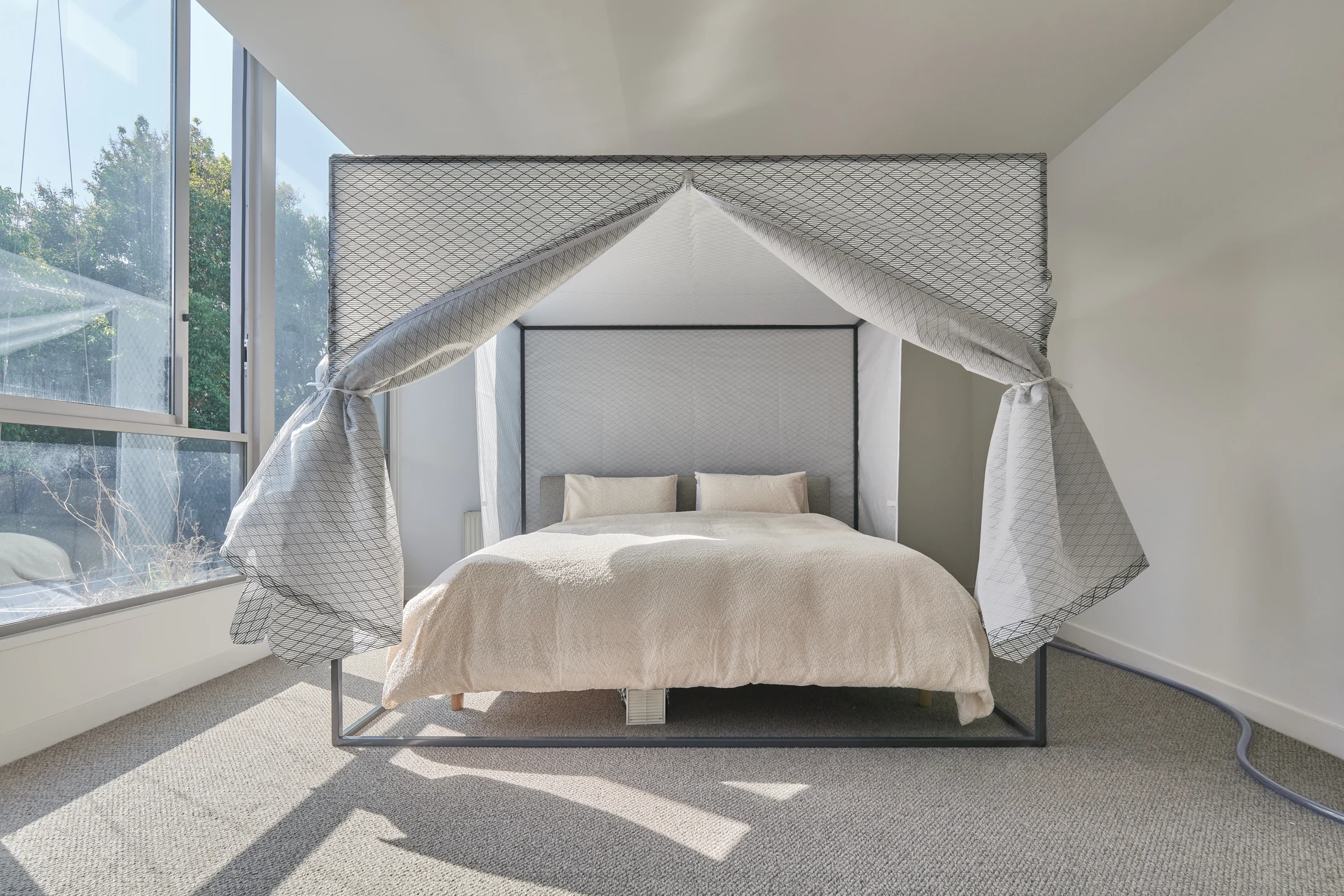 BOX Altitude Sleep Cloud installed in a bedroom